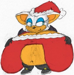 Seems Rouge has to big bags of goodies for Christmas.Art by AmbipuccaColours by me