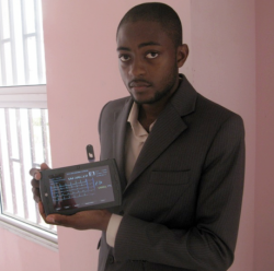 mohandasgandhi:  nattyrootlivin:  soulbrotherv2:  African brilliance from Cameroon.  24-year-old Arthur Zang, a Cameroonian engineer, invented the Cardiopad. The Cardiopad is a portable, touch screen device that enables heart examinations such as the