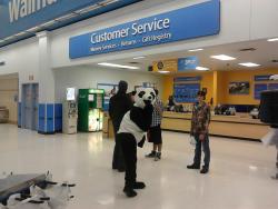grand-naochos-disorder:  my mom works at wal mart and a dude dressed as a panda actually walked through the door and posed for her