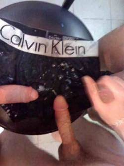 insanityisinthemind:  What 3 French men can do to a pair of underwear! :-) Those Calvin Kleins have never been so happyÂ !  I want a pair of these