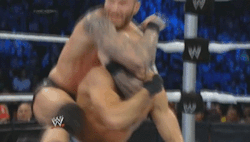 Just watching Randy putting a headlock on Cesaro is enough to turn me on