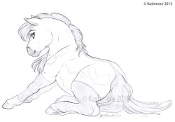 Celyn - by Kashmere Kashmere has the most adorable &lsquo;realistic enough&rsquo; equine style