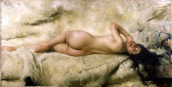 artiebagagli:  Giacomo Grosso - She Nude (1896) 