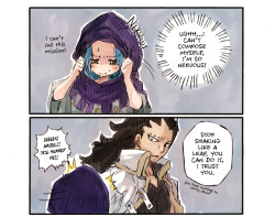 rboz:  Before Avatar - IntermissionPantherlily is so done but the soldiers love the gossip, lol. I’m so happy thinking up of council!gajevy sheaningans so here’s the first comic about it. This one was inspired by a chat with levysenpai so this is