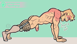 apollo-pop:  =&gt; Support Apollo on Patreon! &lt;=some naughty pushups! &gt; &gt;;;;;;