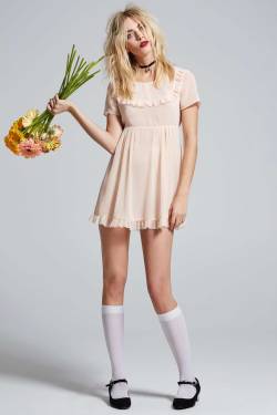 ethanoille:  Nasty Gal x Courtney Love  The top baby doll dress is sold out. I just want it so bad.