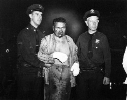  Human Head Cake Box Murder, c.1940  - Weegee