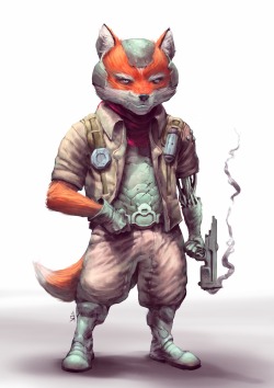 xombiedirge:  Fox McCloud &amp; Falco by Oscar Römer / Tumblr