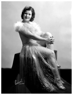 TonyaVintage promo photograph dated from August of 1936..