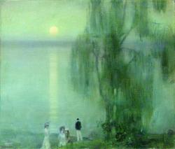 fleurdulys:  Moonlit Landscape - Edward Steichen 1907 