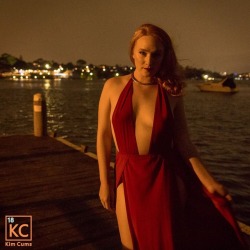 A romantic dinner, a walk down to the docks, and the warm glow of a single lamp post lighting our way&hellip; &hellip; Join me for #valentinesday! Just head to the link in my bio :)  &hellip; Why? Well this @wickedweasel biosphere dress is quite wind