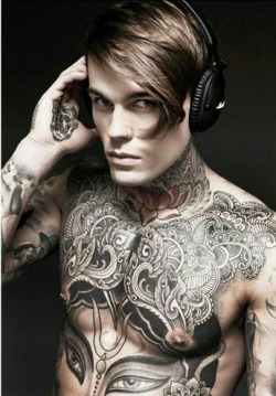 Stephen James. Hot ink and pierced nips, sign me up.