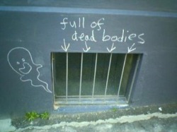 Ghoulish graffiti