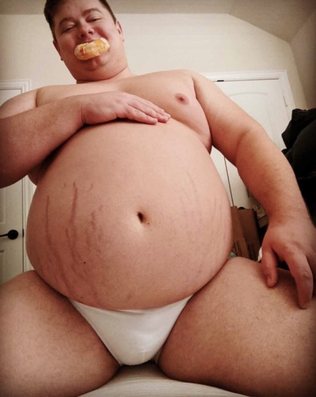 growingbeef:My fat hog doing what he does best 🐷#BigRoidBull #grommr #fatboy #bigboy #donuts #krispykreme #donutstuffing #donutfeeding #stuffme #feedme #feeding #feeder #feedee #gaining #gainer #hog #pig #bull #belly #gut #ballbelly #ballgut