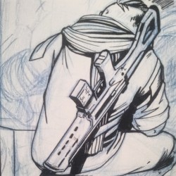 mrheathpants:  I think that’s a decent looking gun… #art #comic #comicart #comics #drawing #illustration #gun #acr 