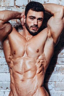 talesofthealpha:Chiseled as a Greek statue, but warm and soft on my cock.