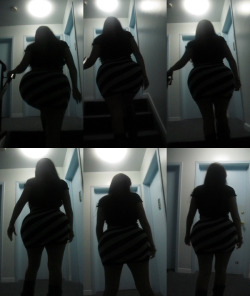 tweetyistumbln:  Silhouette of me walking up the stairs. I was thinking of posting the video