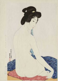 Hashiguchi Goyō (橋口五葉, 1880 - 1921) Woman after the Bath (Yokugo no Onna) 1920