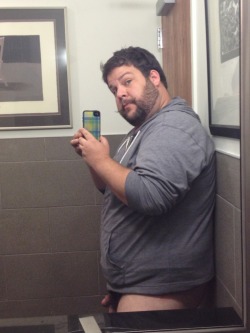 superbears:  chubbyaddiction:  Oh my goodness, hotness explosion…  Super Cute Bear Chub.. Wanna Have a Hot Steamy Restroom Sex with the Cutie Right Away