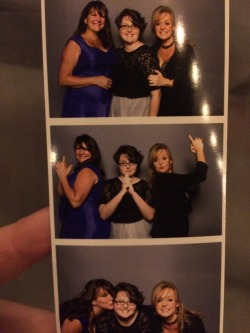Photo booth with my mom and aunt!