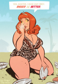   Ginger Grant - Magic Thicc - Cartoon PinUp Sketch Commission  Can&rsquo;t decide where to go on holiday this Summer? Well, wait no more and book a trip to Gilligan&rsquo;s Island. It&rsquo;s full of magic thiccs :DCommission for @fantasticcurves of