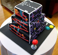 laughingsquid:  Five Retro Video Games on One Custom Made Cake