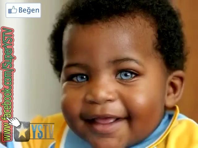 Black babies with blue eyes