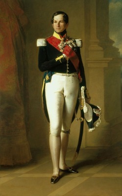 Leopold I King of the Belgians, painting by Franz Xaver Winterhalter