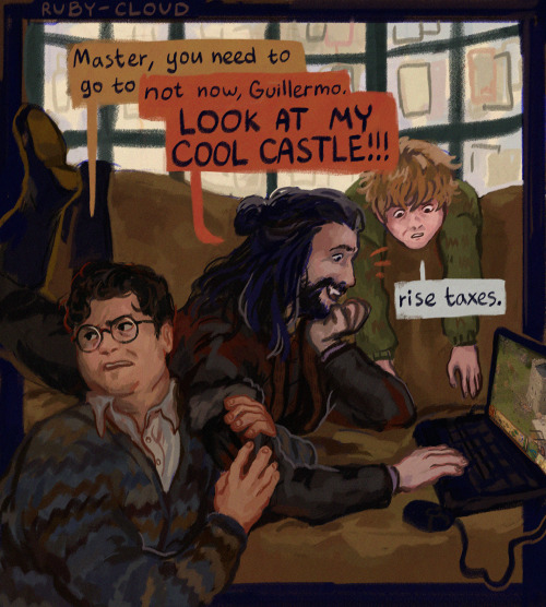 ruby-cloud:oh Nandor would love Stronghold so much(if you don’t know what Stronghold is, it’s basically a castle building game)I saw this tags and immediately went to draw this bc SO TRUE HE WOULD