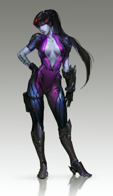 arucelli:  Widowmaker from the game Overwatch aka my wife (design based on the original concept art, not in-game model) 