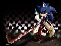 sonadowroxmyworld:  ╰☆╮”Oh, I’ll be the God of death alright. Just not the one you want.”╭☆╯ Final Fantasy XIII-Lightning Returns X Sonic.EXE. For some reason Lightning reminds me a lot of him, with the whole //spoilers I guess// way