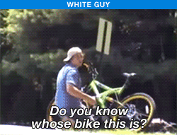 clarknokent:  pregnantzombie:  note-a-bear:  chauvinistsushi:  sourcedumal:  boosabe:  spiritgun:  liftedandgiftedd:   3 people stealing the same bike [video]  smh…  entirely fed up with this world   Damn….  Racism right here. White people steal,