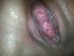 pissfist:  She finally got it all the way in today 4 in diameter re blog and repost and follow   Good wife 