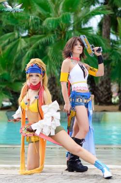 kamikame-cosplay:  kamikame-cosplay:  Rikku cosplay &amp; Yuna cosplay from Final Fantasy X-2 byYuna: Sweet Angel and Rikku: Calssara Photo by Marco De Rizzo and  Marco Pollacci   Photos added 