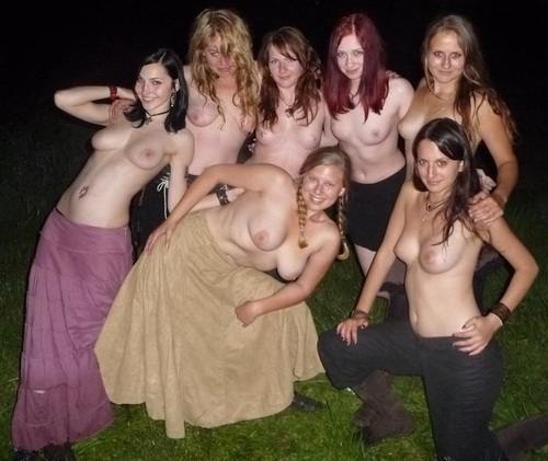 Group Nude Selfies