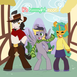 asklaura-and-naki: aero-replies:  Fun and games in ponville featuring! @thetalesofwildcard @asklaura-and-naki @equestrian-post @shinyshaini @ask-acepony @thehorsewife​ and @ask-glittershell (as per the crossover) Support Aero and Glitter on their