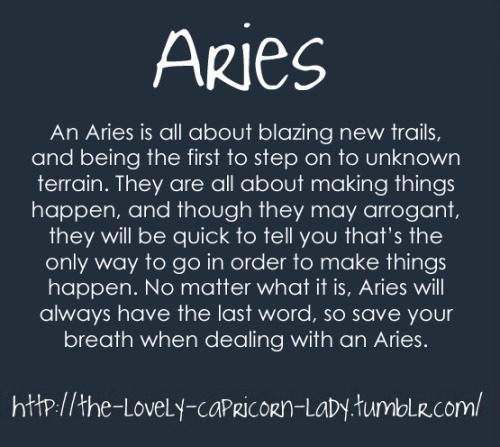 aries zodiac on Tumblr