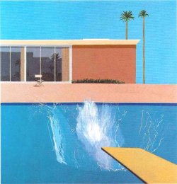 a bigger splash by: David Hockney, 1967
