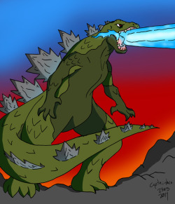 The king of the Kaiju himself, Godzilla. I don’t know if I said it before, but I’m planning on making a series of Kaiju trading cards with the kaiju drawings I’ve done. This is also gonna be my new profile picture. 