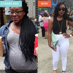 singleaddone:Transformation Tuesday. I’m still not at my goal weight post pregnancy but I’ve made a lot of progress  You look great no need to lose more