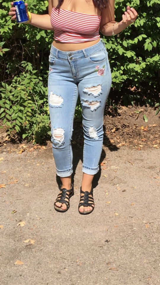 chunky-rose:my favorite jeans through the pounds 
