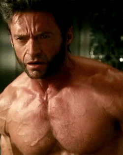 nakedwarriors:  Hugh Jackman ~ X-Men: Days of Future Past  Nice