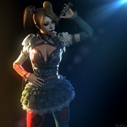 sfmreddoe:  Harley Quinn treatment So i got Harley into maya now yay. And oh my fucking god! Her hair is a fucking nightmare to work with! Keep reading 