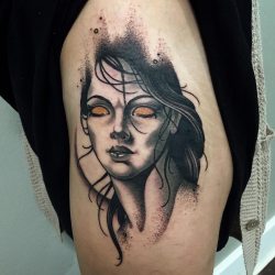 tattoosnyc:  My first piece done by Chris Primm at Grand Reaper in San Diego, California http://ift.tt/1NhBHJo 