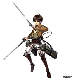 Official character visuals: SnK x Valkyrie Connect game collaboration
