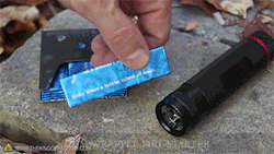 fourlughero:sizvideos:Gum Wrapper Fire StarterVideoFucking NOTED