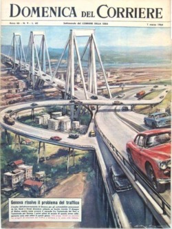 Genova risolve il problema del traffico - 1964