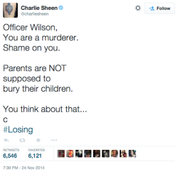 johnnycakewasgolden:  ineverbelieveme:  You know shit’s fucked up with Charlie Sheen is speaking the truth.  I know. That was my exact thought when I saw this,  