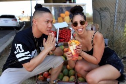 timothydelaghetto:  Praying to the Mexican fruit man and begging the Salvadoran/Eritrean goddess for mango blessings  They’re still my favorite 