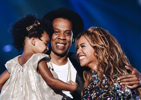 Beyonce and baby blue ivy